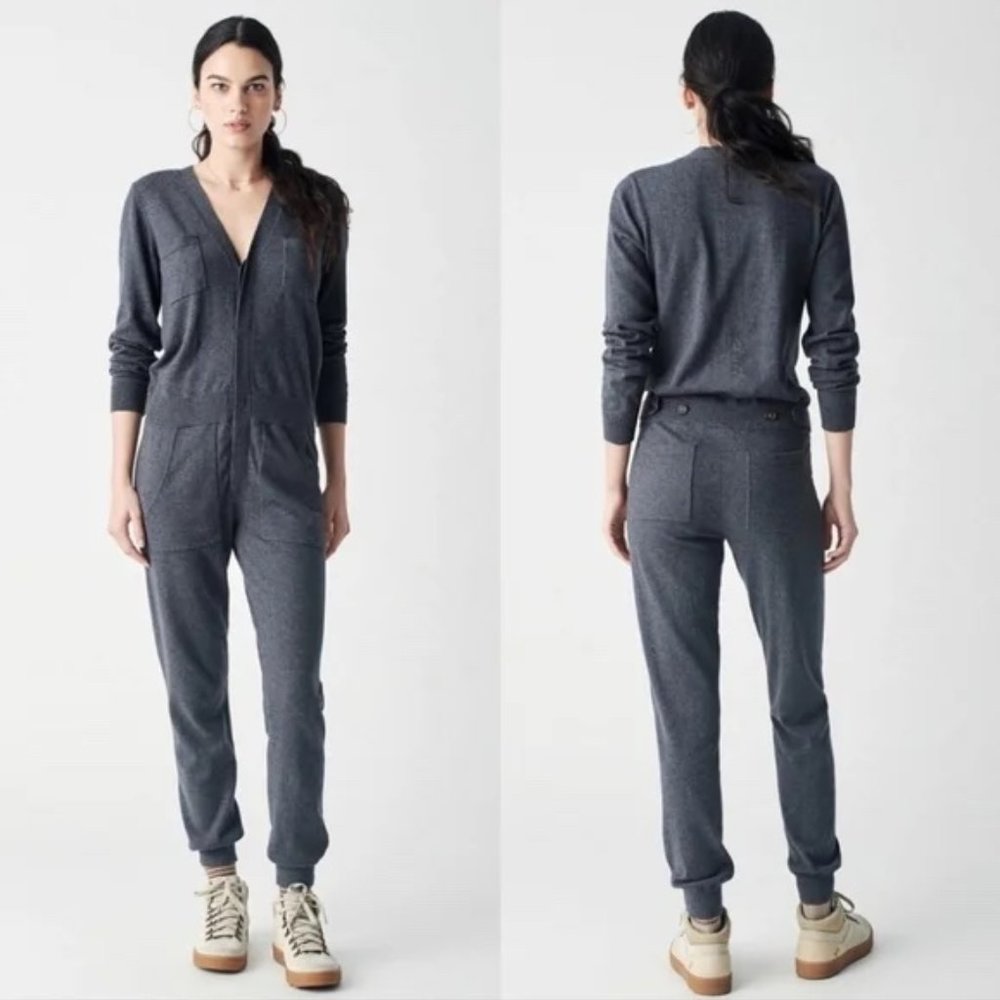 Faherty Mysa Sweater Jumpsuit - Lava - LAVA / L